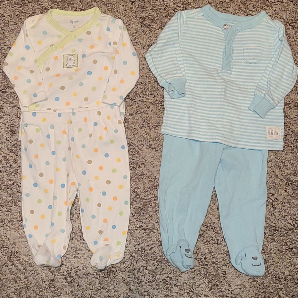 Infant boys 3 mo Carter's outfits